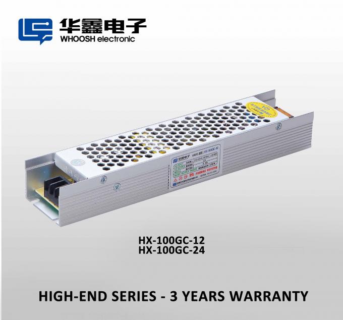 180-264VAC LED Sign Power Supply IP20 8.33A 12V 100W LED Driver 2